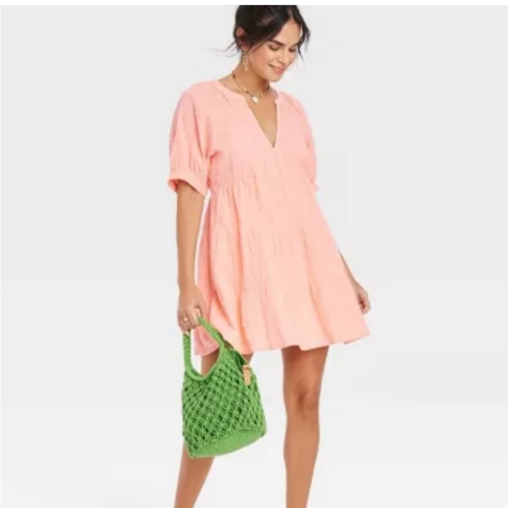 NWT Universal thread peach dress